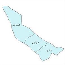 دانلود نقشه بخش های شهرستان مهر